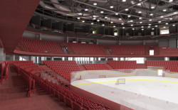 Horáckou arénu v Jihlavě plní sedačky Highlands.