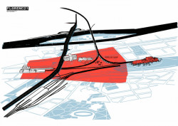 Florenc 21, ilustrační mapa.