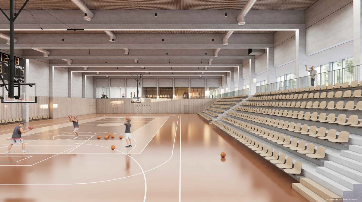Nová sportovní hala pro Boskovice od studia desks
