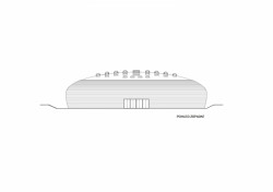 Sporadical, sportovní hala Dolní Břežany, západní pohled