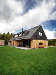 Harazim Karel Architektura - RD Borová Lada: Dům je určen pro bydlení pětičlenné rodiny