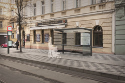 Návrh nového městského mobiliáře pro Prahu - 3. cena, vizualizace, Divan design s.r.o.