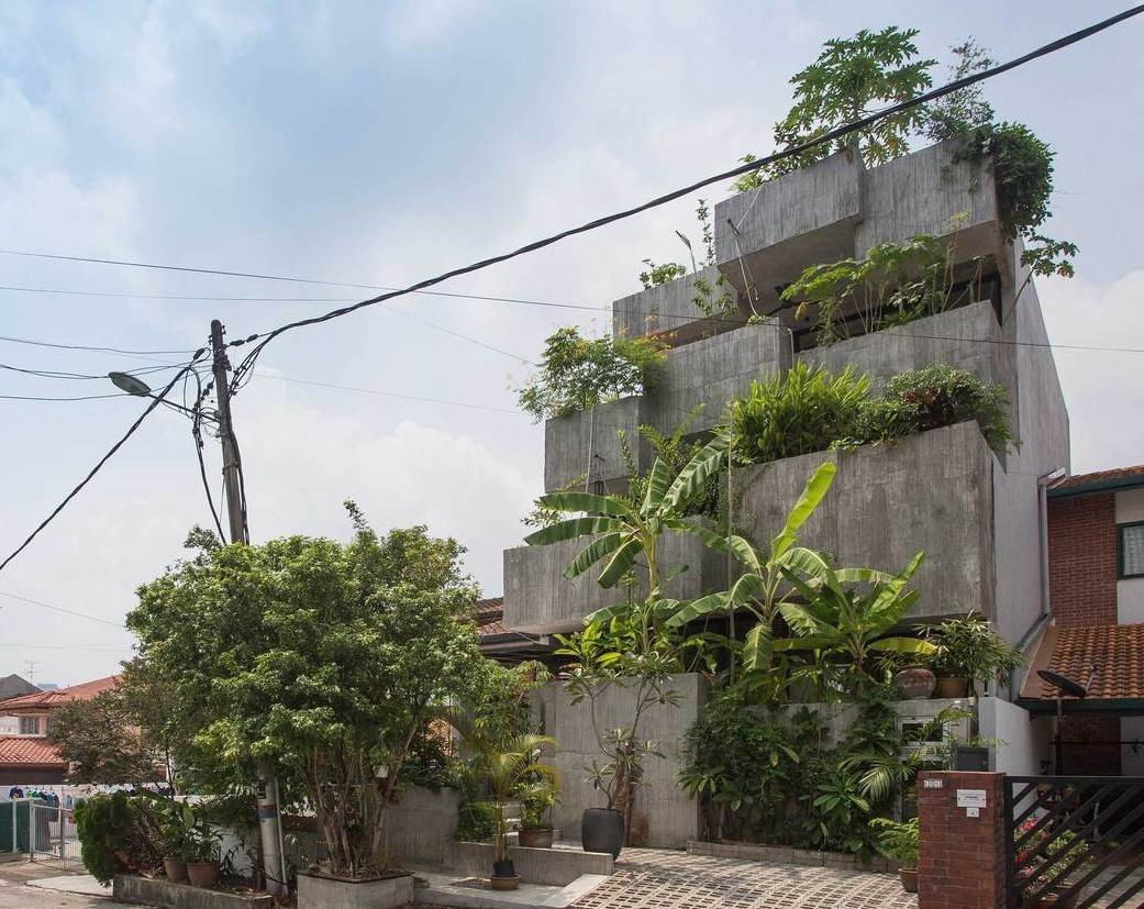 Rodinný dům Planter Box v Kuala Lumpur, Formzero