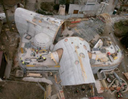 Tropický pavilon v ZOO Jihlava, postup výstavby bednění a betonáže – foto