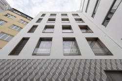 Dům sportu Schuster v Mnichově s fasádou StoSignature Graphic, Ochs Schmidhuber Architekten. Foto: Gerhard Hagen