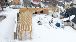 Fotografie ze stavby