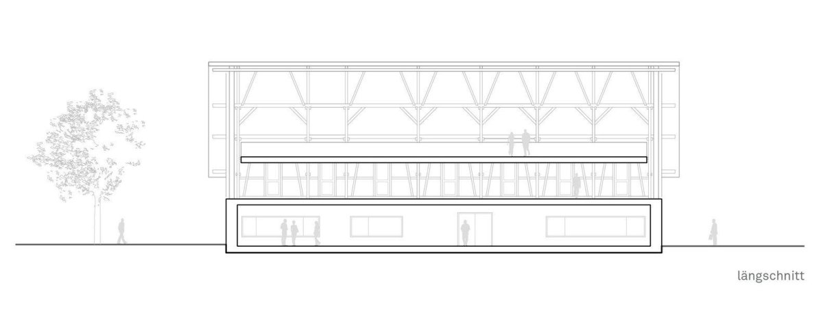 Knihovna v Kressbronnu, Steimle Architekten, půdorys galerie