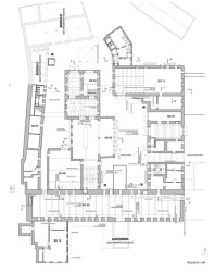 Půdorys 1.NP (Muzeum starých strojů a technologií v Žamberku, Ateliéru Walter)