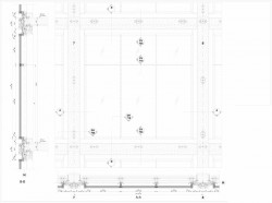 61 Ninth Avenue, Rafael Viñoly Architects - detail pole fasády s protipožárním zasklením