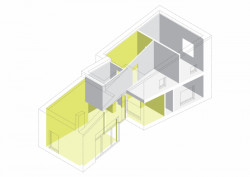 Dům v Lubné, New Work / Svatopluk Sládeček, Jaroslav Matoušek, axonometrie