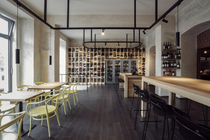 Vinotéka Vicino DiVino v Brně od edit! architects