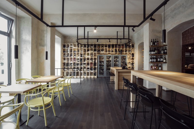 Vinotéka Vicino DiVino v Brně od edit! architects