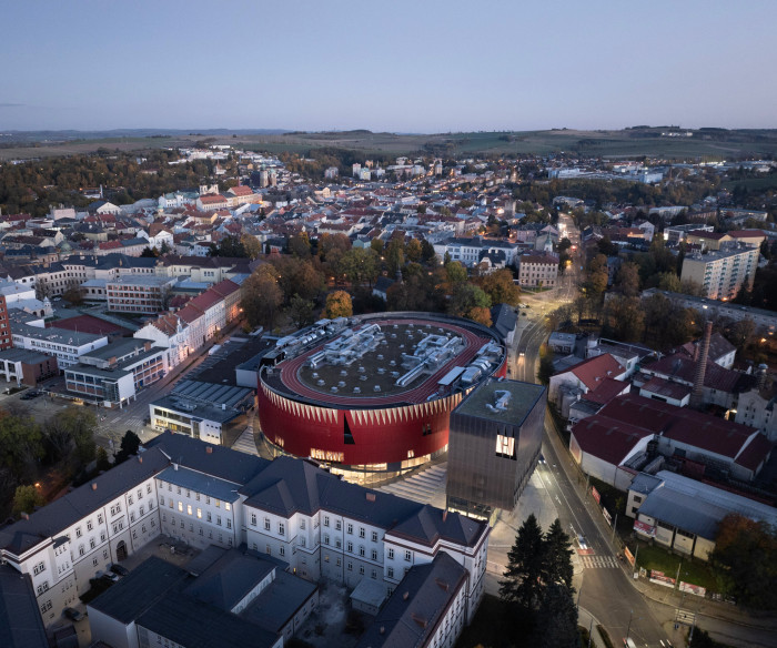 Horácká multifunkční aréna v Jihlavě od Chybik + Kristof (Horácká multifunkční aréna; Chybik + Kristof)