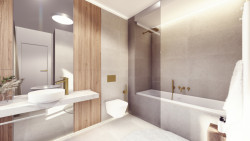 Interiéry bytů v rezidenci U Milosrdných od studia KarlinBlok