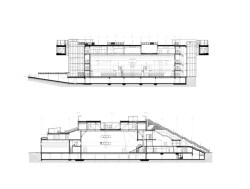 City Campus Ostrava, Zázemí sportu a behaviorálního zdraví, ATELIER SIMONA GROUP: Půdorys Řezy