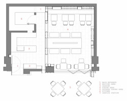 Lukstudio, The Noodle Rack, půdorys - foto