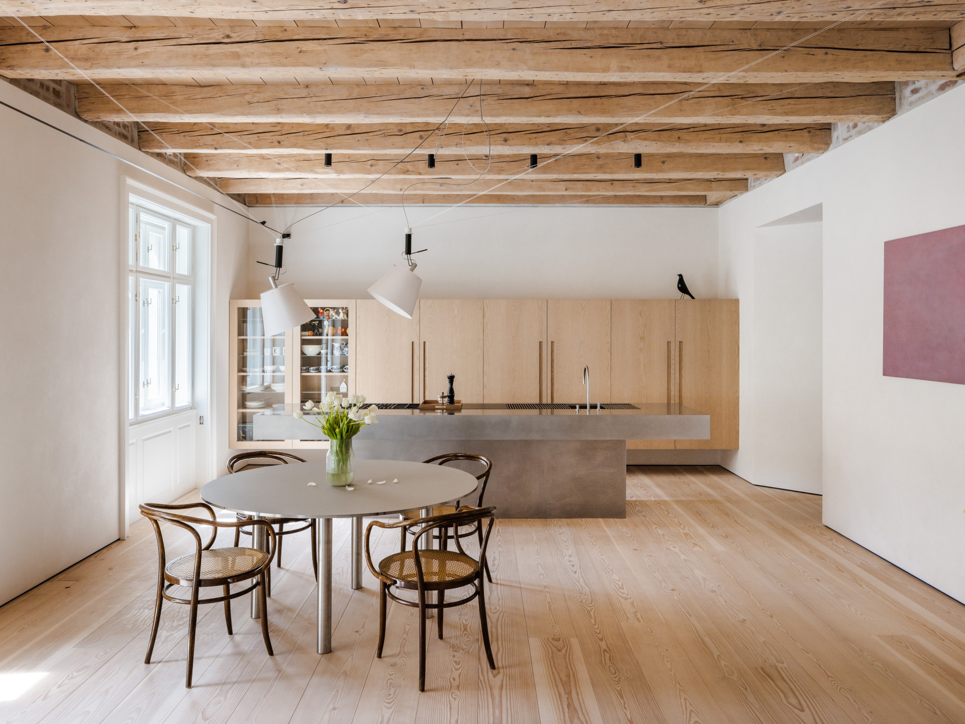 Byt v Bratislavě na Starém Mestě - rekonstrukce podle návrhu Martina Skočka