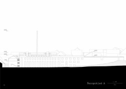 Vojtech Stoklasa, Hrádek nahoře i dole, řezopohled A – foto