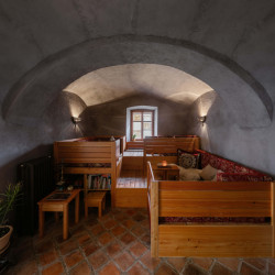 Čajovna v historickém domě v Blatné od studia DEBYT