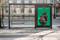 Nová vizuální identita města Chrudim - citylight reklama, Markéta Steinert.