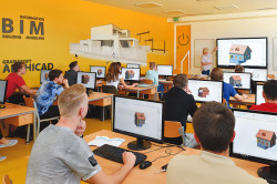 Výuka CAD softwaru na Střední průmyslové škola stavební Josefa Gočára - foto