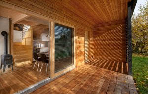 Majo architekti navrhli drobný rekreační objekt v jihočeském Senotíně