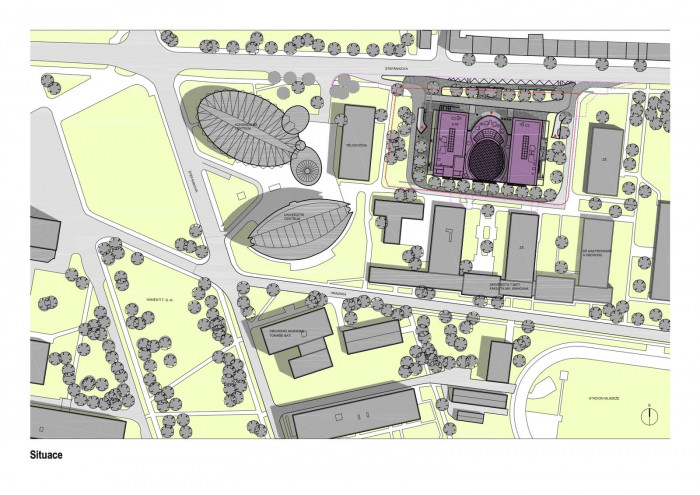 AI-DESIGN, Vzdělávací komplex UTB ve Zlíně, situace