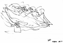 Gehry Partners, skici Franka Gehryho, foto