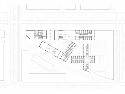 Vysokoškolské koleje Résidence Palaiseau ve Francii, studio 51N4E a Bourbouze & Graindorge