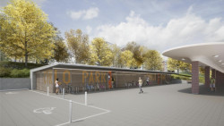 Budoucnost nádraží v Klatovech dle vizualizací  projekční firmy AFRY