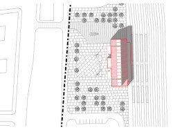 Revitalizace nádraží Bubny na Památník ticha, situace, ARN Studio