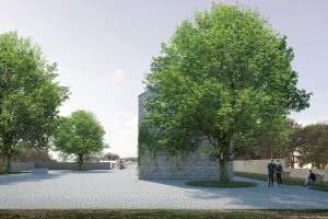 V obci Slapy vyroste nový obecní úřad podle návrhu architektů ze studia Karla Filsaka.