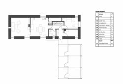 3+1 architekti, Rodinný dům Košťálov, půdorys 2. NP – foto