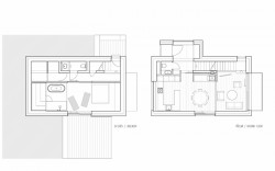 Rodinný dům Krásná, BARAAK Architekti / Barbora Kopečná, půdorys