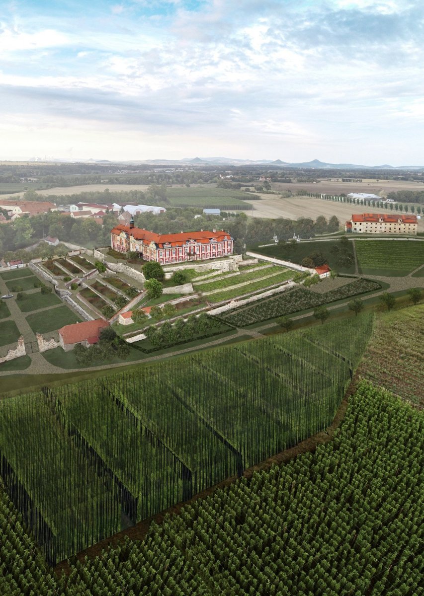 12. ročník, 2019–2020
1. cena: Klára Bohuslavová – ateliér Efler, Revitalizace žatecké chmelařské krajiny v
okolí zámku Stekník