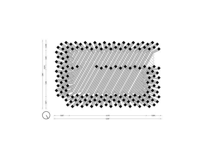 Kaplička Poprad, půdorys, perspektiva, Samuel Netočný