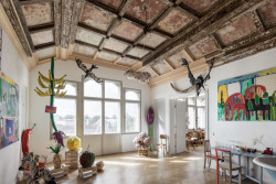 Rekonstrukce vily Heike; Christof Schubert Architekten: Jedinečné prostory dobře fungují jako inspirativní místo pro tamější umělce