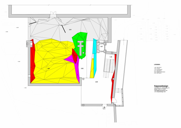 Muzeum horolezectví v Turnově, hipposdesign, výkresy