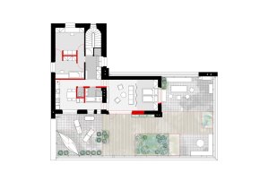 Rekonstrukce bytu – Lipová, studio AEIOU, Foto