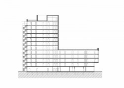 Domeq, Studio Acht / Václav Hlaváček, řez