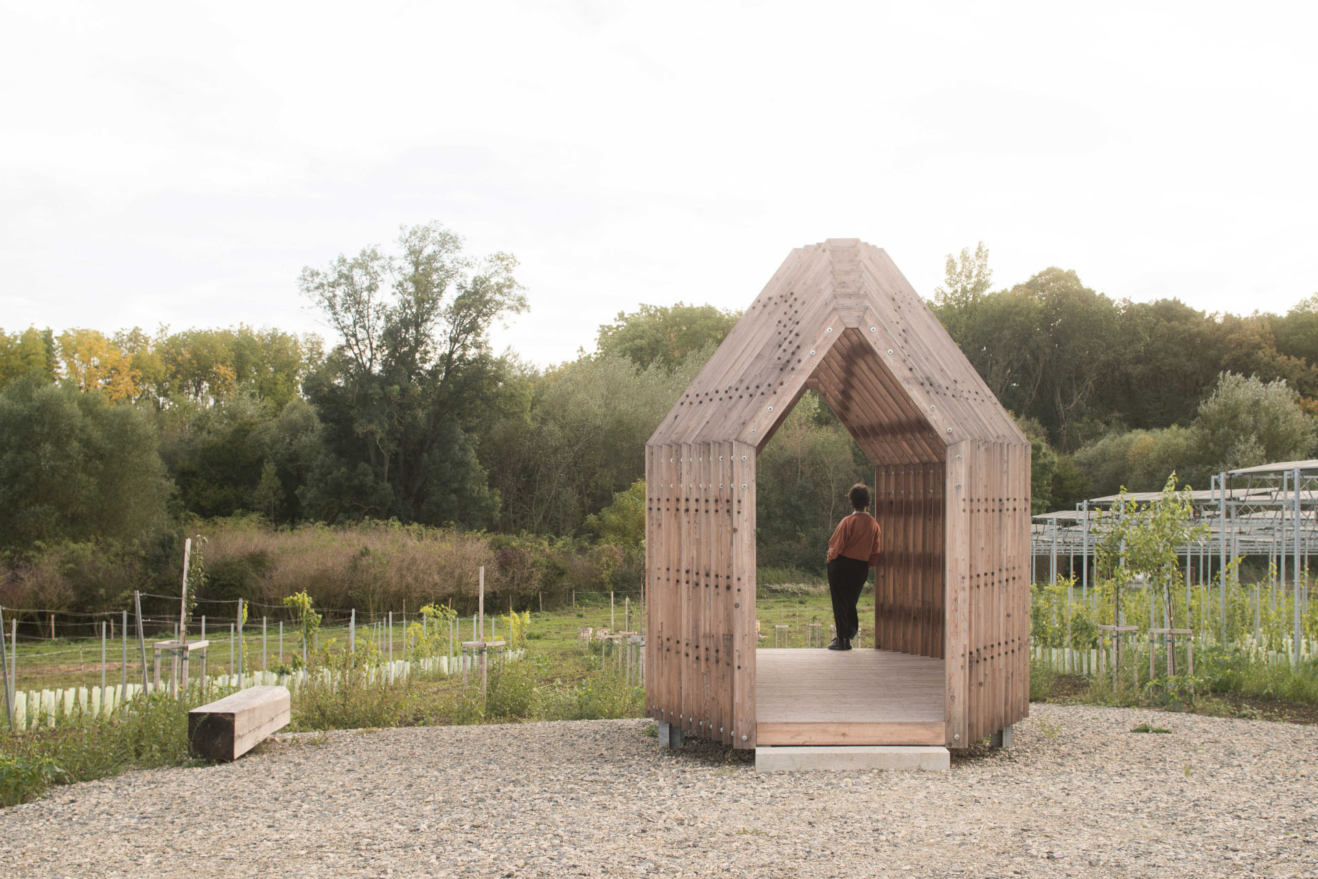 Lidé si zde můžou odpočinout, ale také se o agrovoltaice něco dozvědět a šířit poznání o budoucích možnostech propojení pěstování a udržitelných zdrojů.