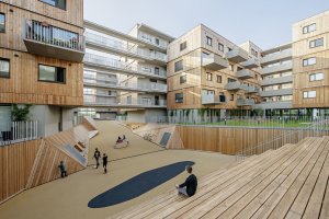 Seestadt Aspern, bytový komplex D12, Querkraft