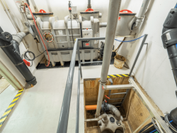 Přečerpávací zařízení Tančícího domu.