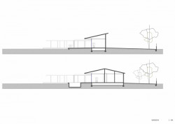 Rodinný dům Vivienda en Elche ve Špandělsku, Estudio Arn Arquitectos, pohled východ