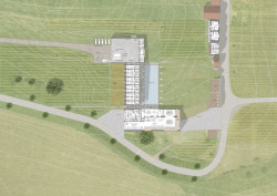 Vinařství Mikrosvín, FAM Architekti, půdorys patra.