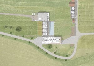 Vinařství Mikrosvín, FAM Architekti, půdorys patra.