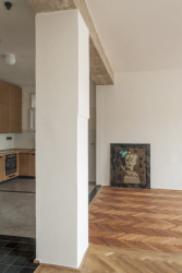 Nájemní byt v Hradci Králové, svobodová blaha: Estetický a funkční koncept je ale architekty daný