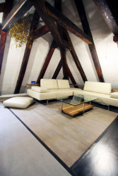 Olga Pokorná, podkrovní byt v Konviktské ulici v Praze - foto