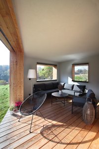 Prodesi/Domesi - Dřevostavba u Benešova: Interiér je vybaven designovými kousky