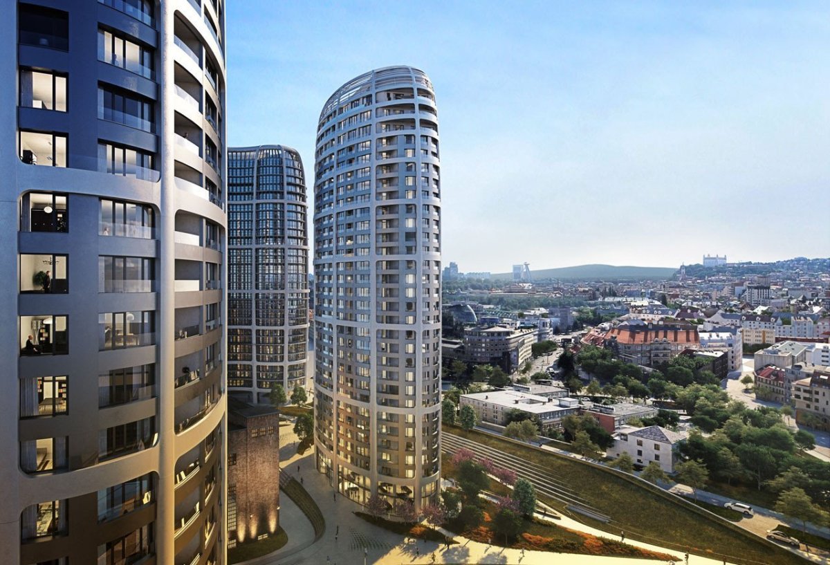 Sky Park Residence, Bratislava - vizualizace